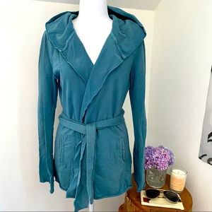 Lucky Brand Teal Hooded Sweatshirt